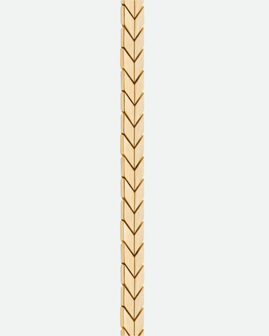 Detail of the flat wheat links