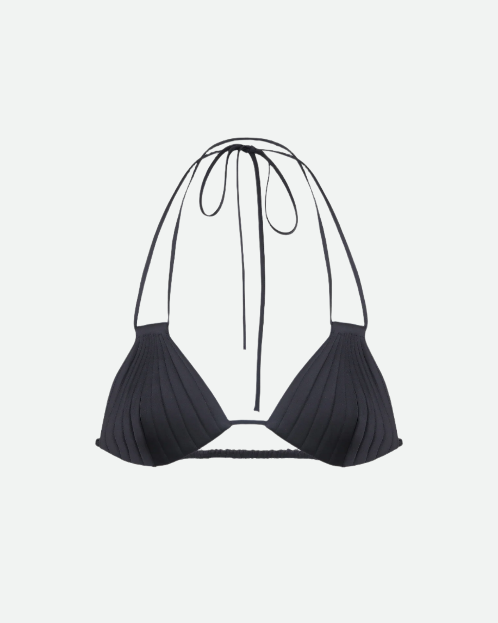 Black Mermaid Bra with shell cups