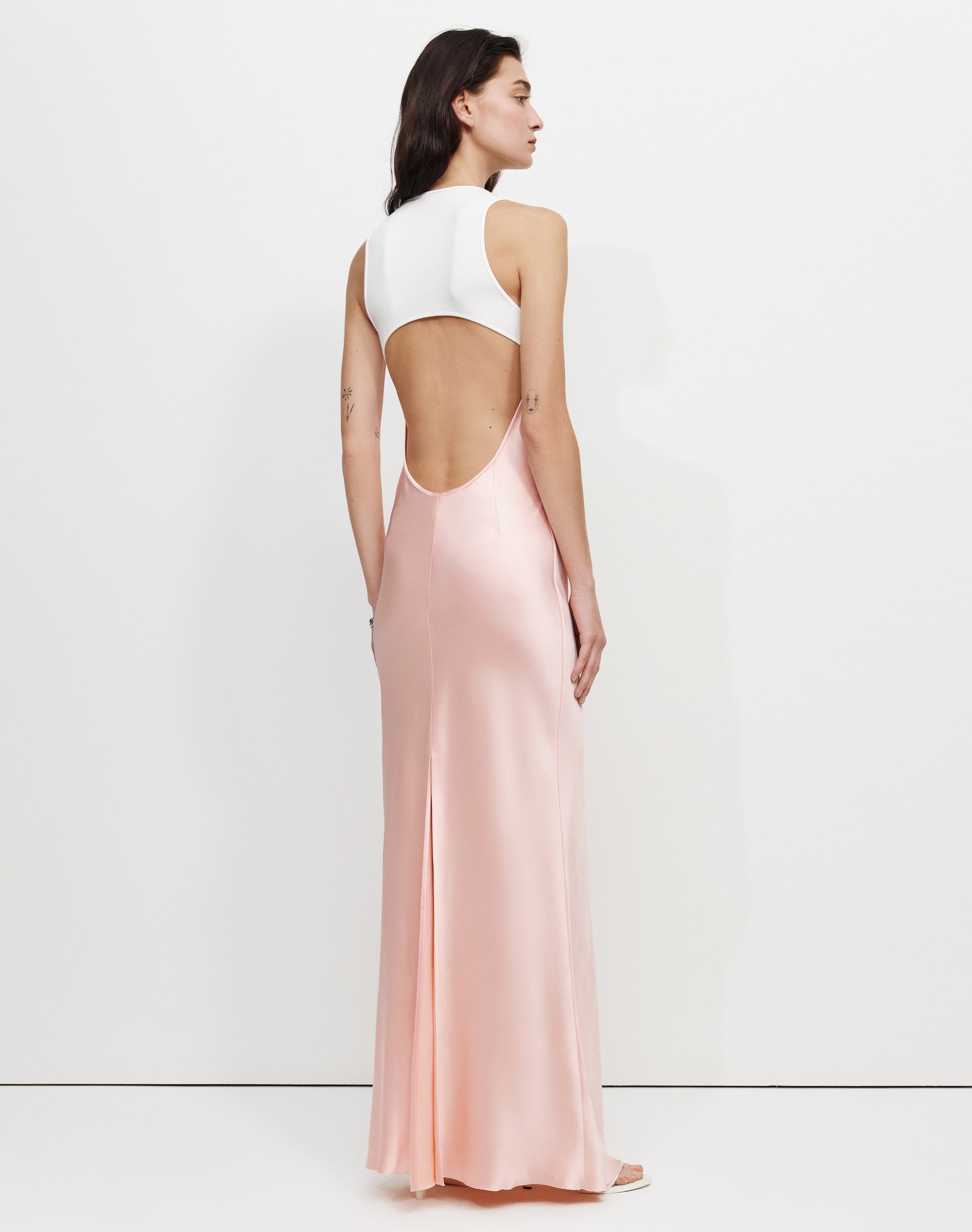 Rose-pink worn view with the same shell architecture