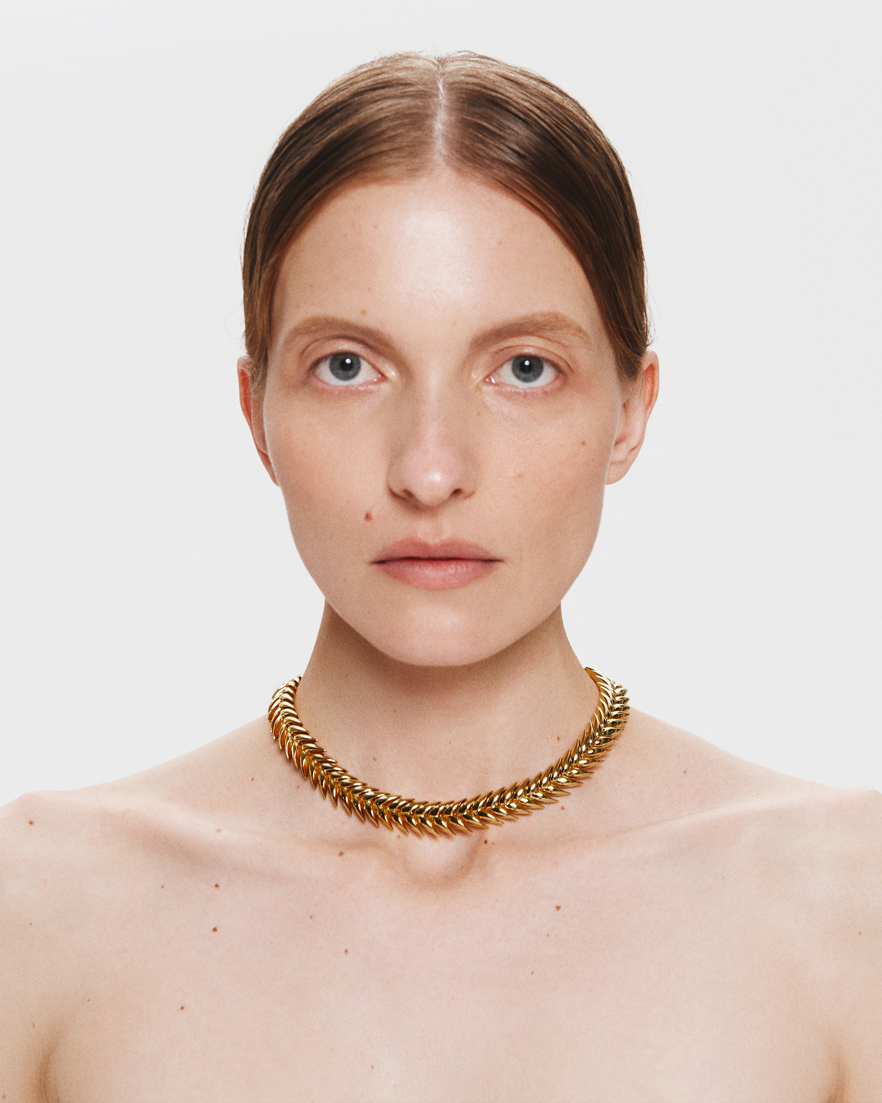 Close view of the spikelet pendant