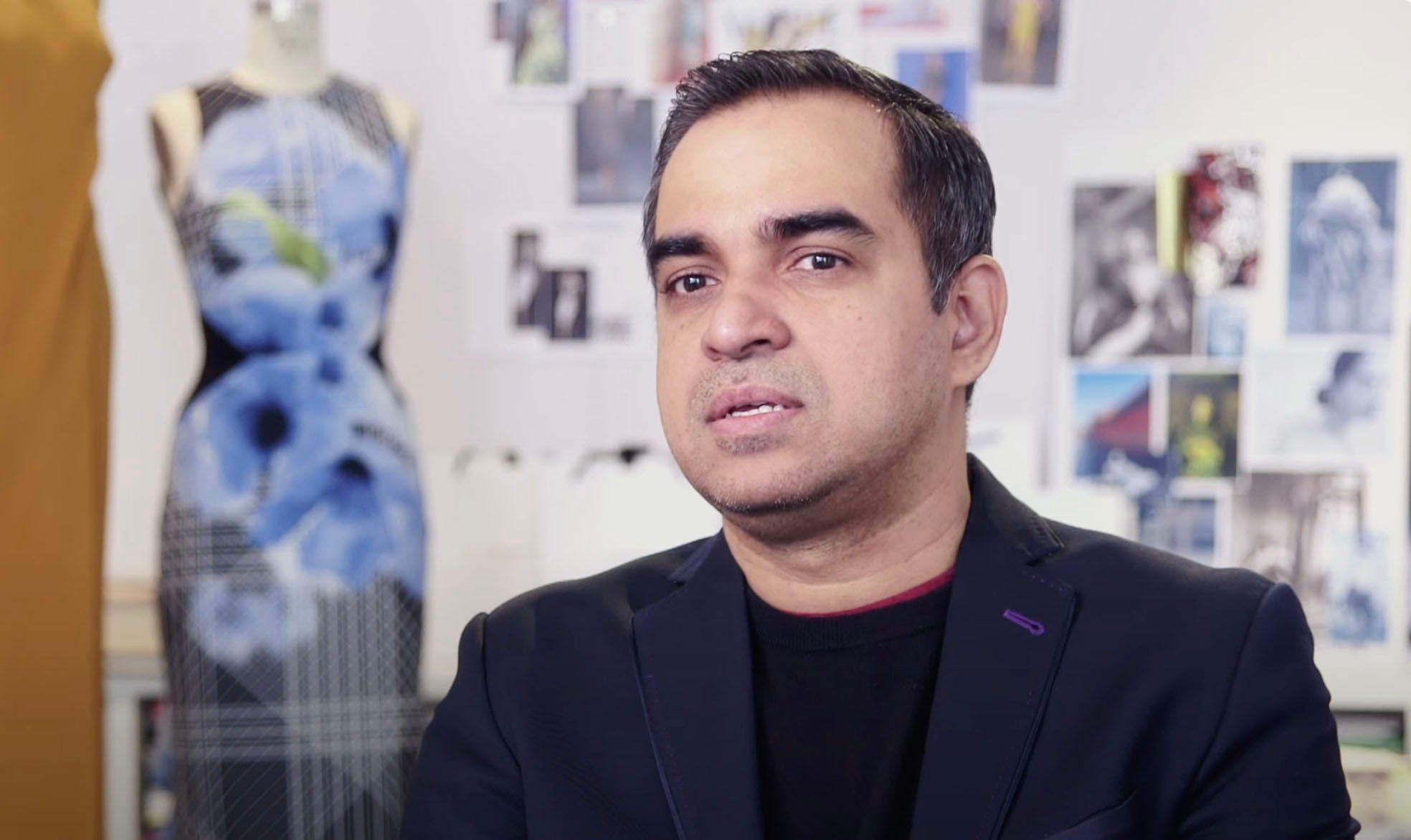 Bibhu Mohapatra with De Beers Forevermark jewellery