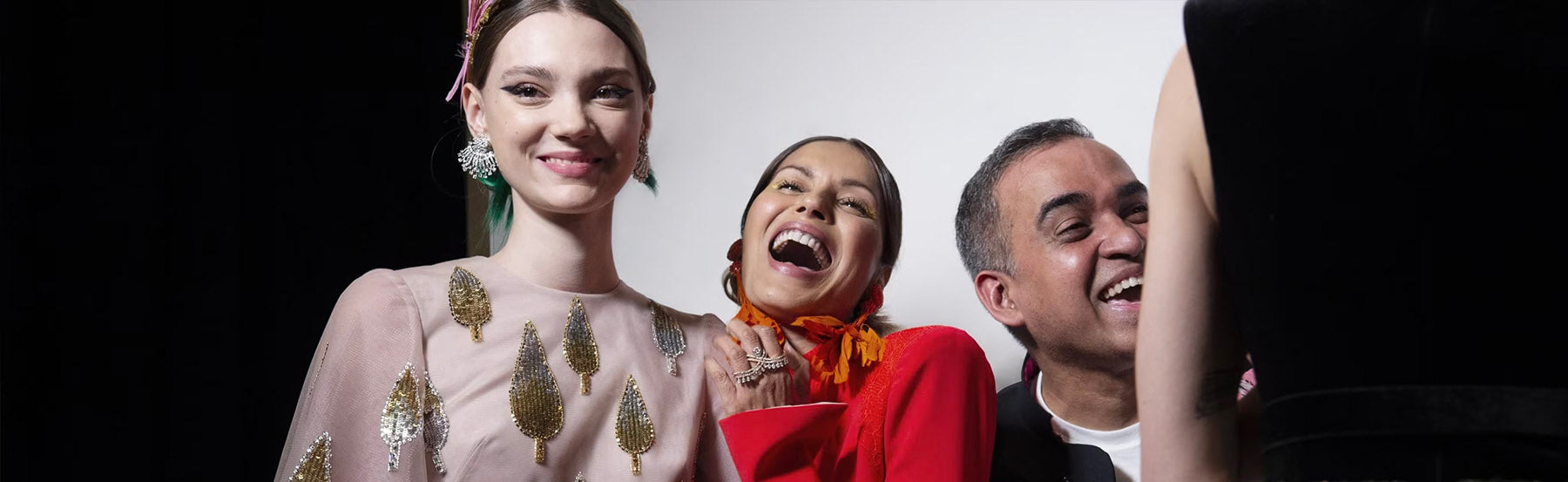 runway models wearing Forevermark jewellery