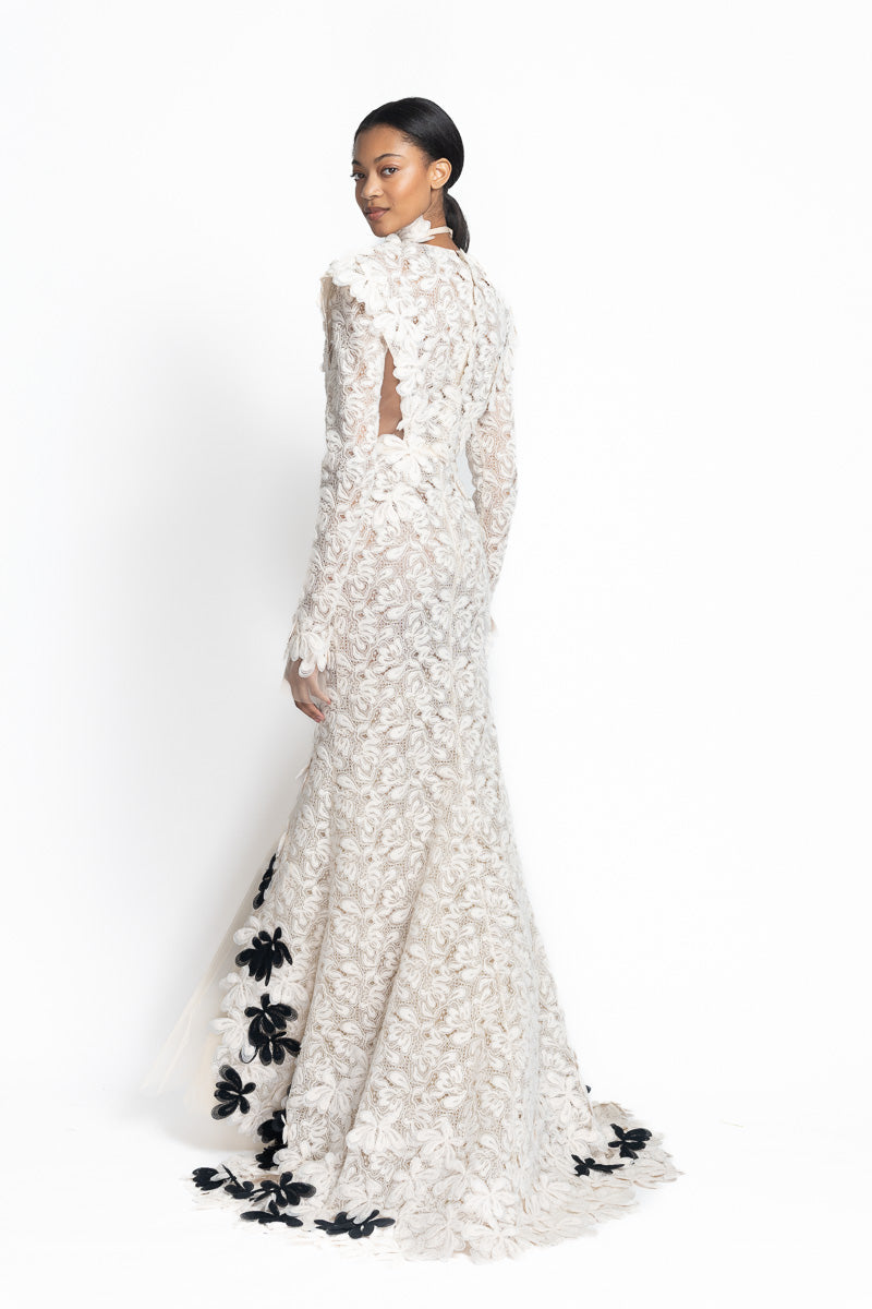 tulle hem angle