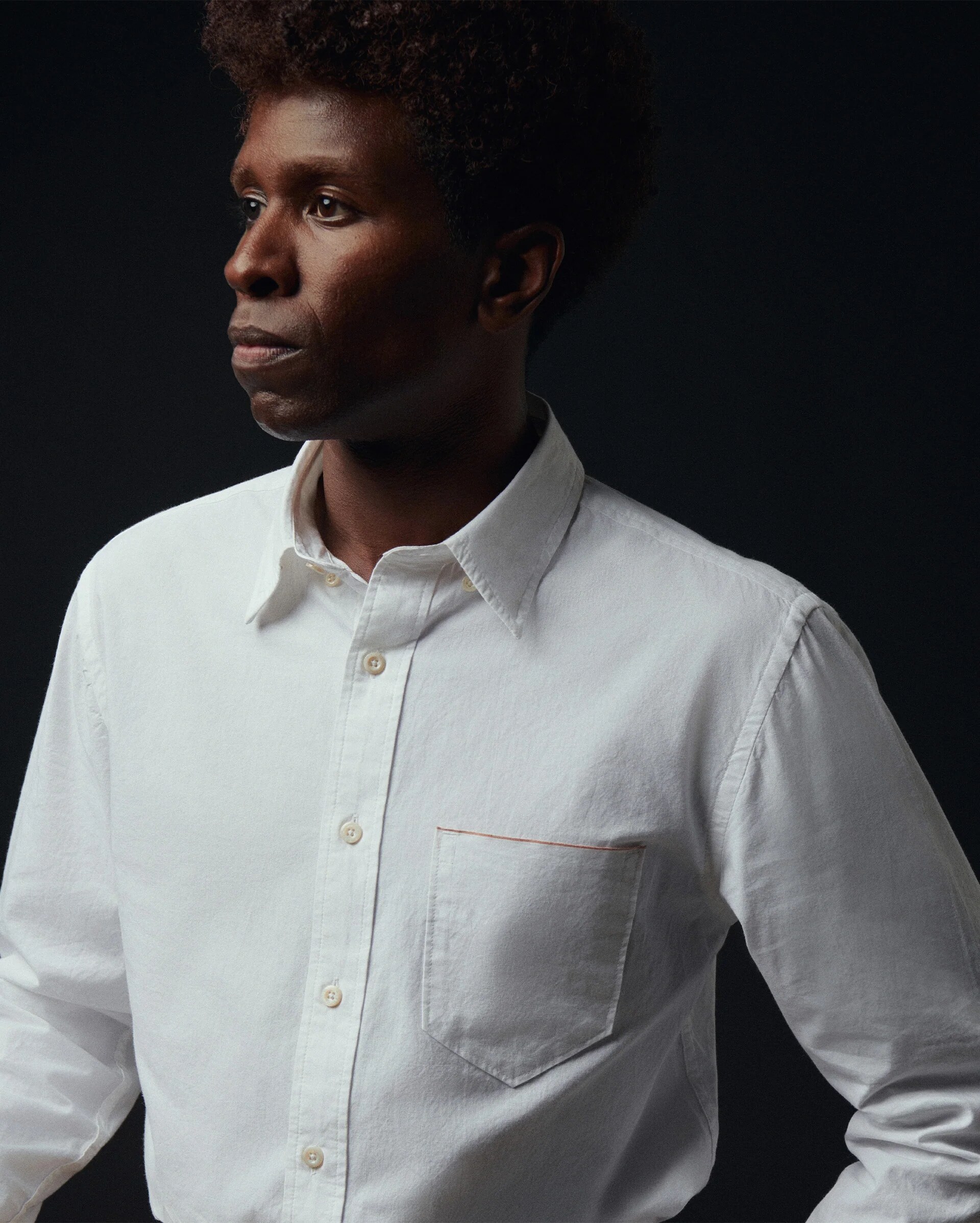close crop of the pocket and placket