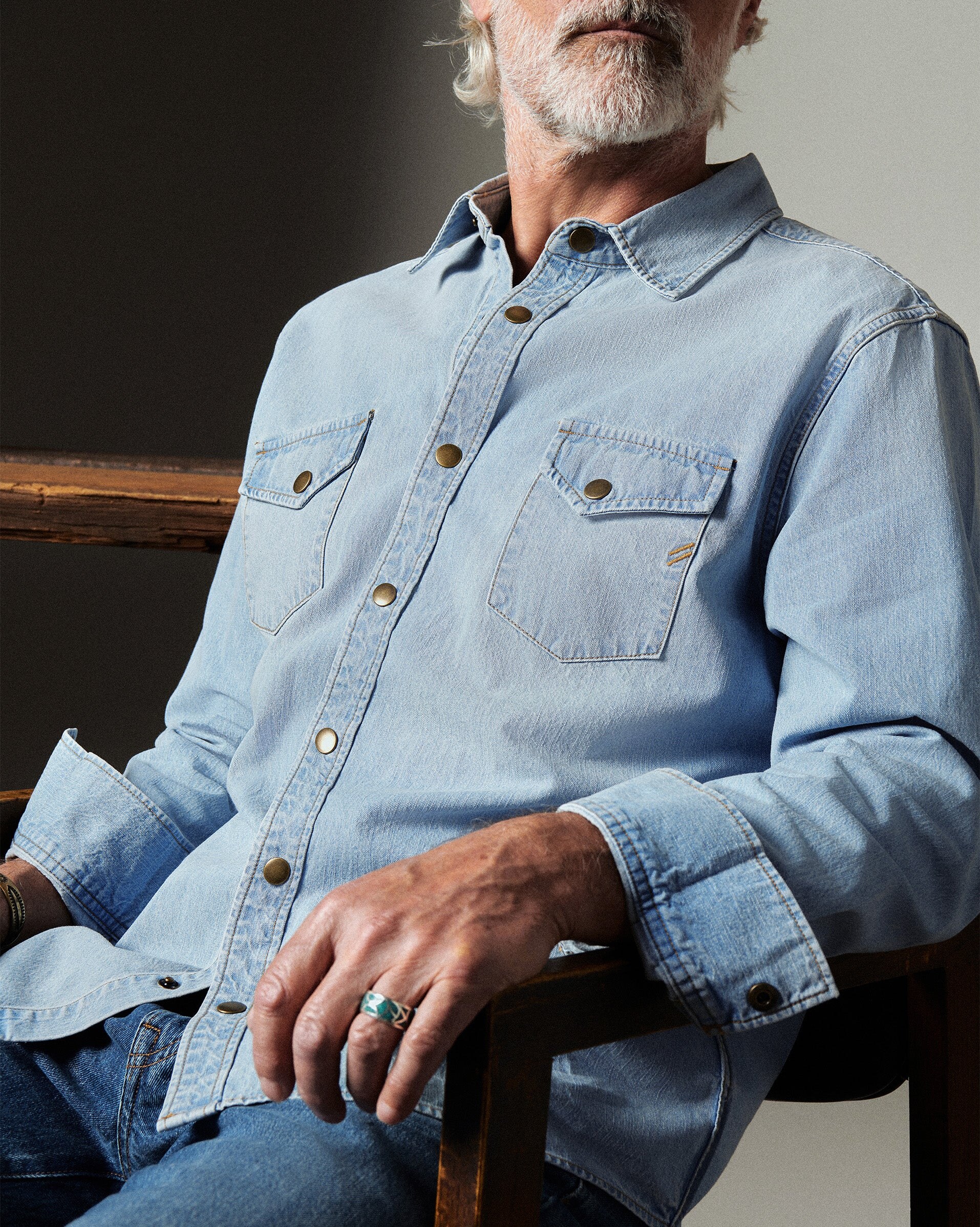 seated styling showing the broken-in body