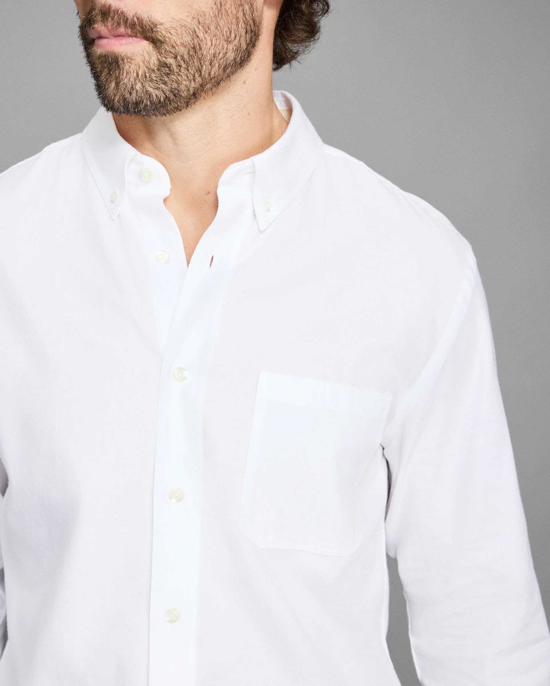 collar and placket detail
