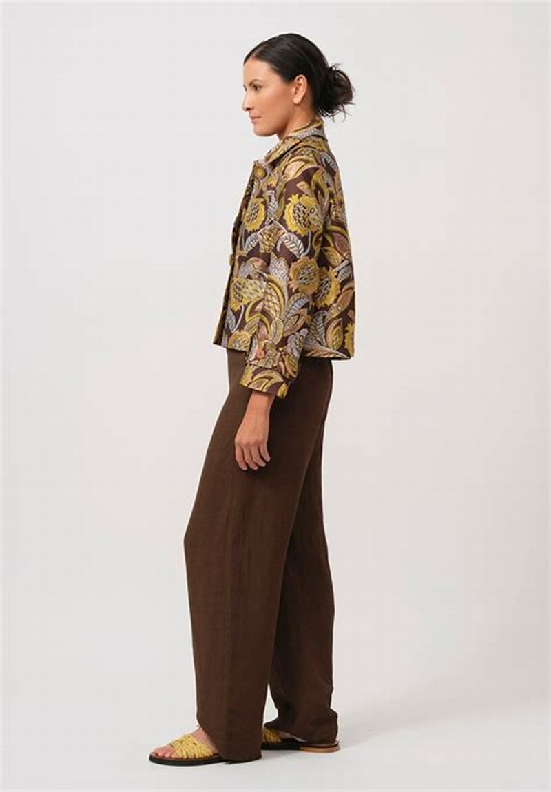 brown-gold back