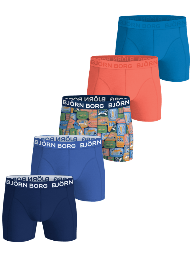 Cotton Stretch Boxers 5-pack