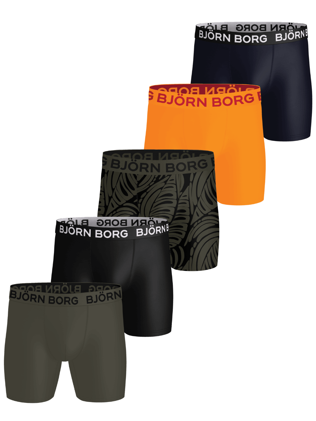 Sports Microfiber Boxers 5-pack