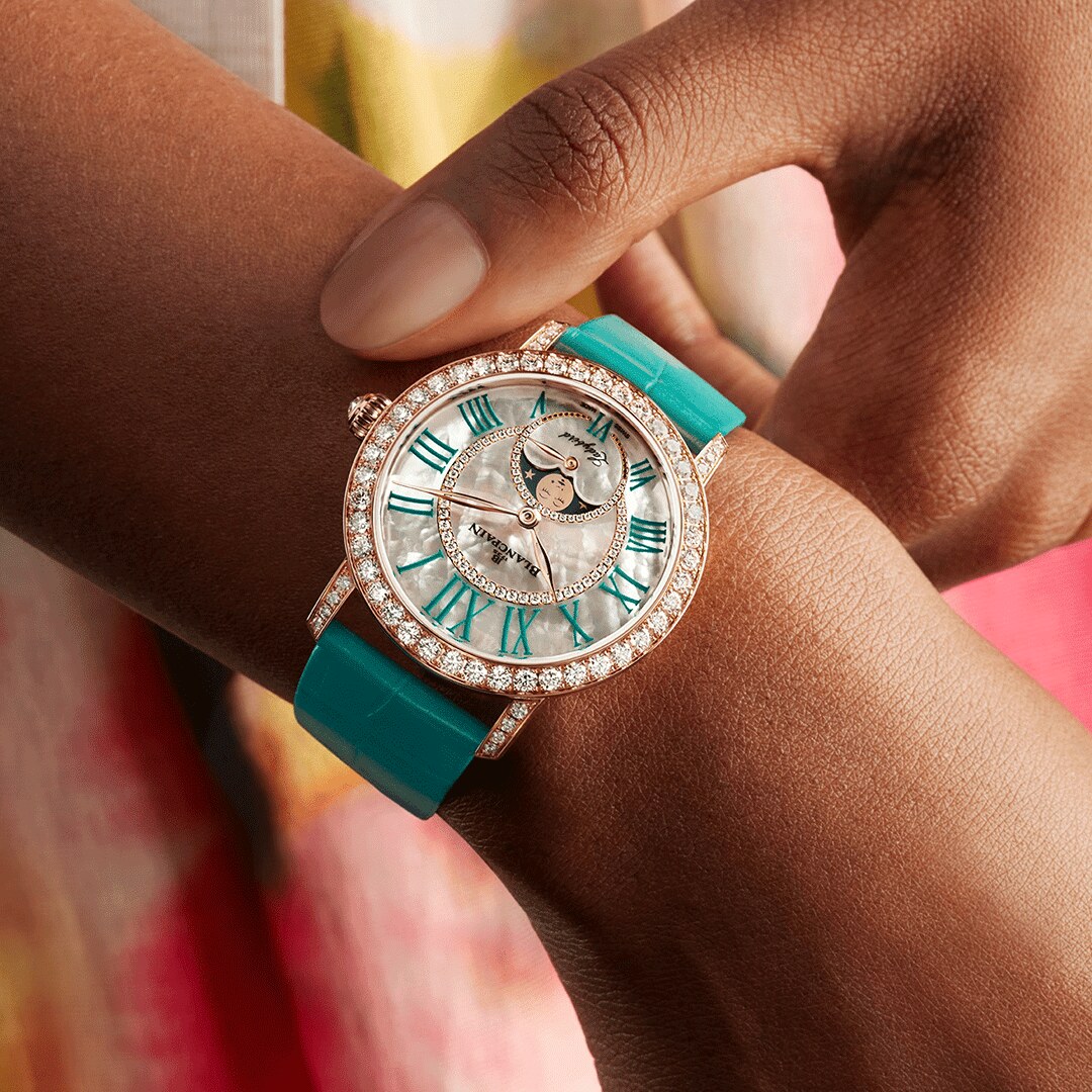 Lifestyle closeup showing the Ladybird Colors on wrist