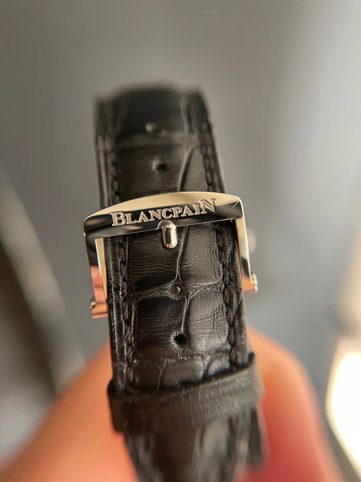 Strap and folding clasp detail