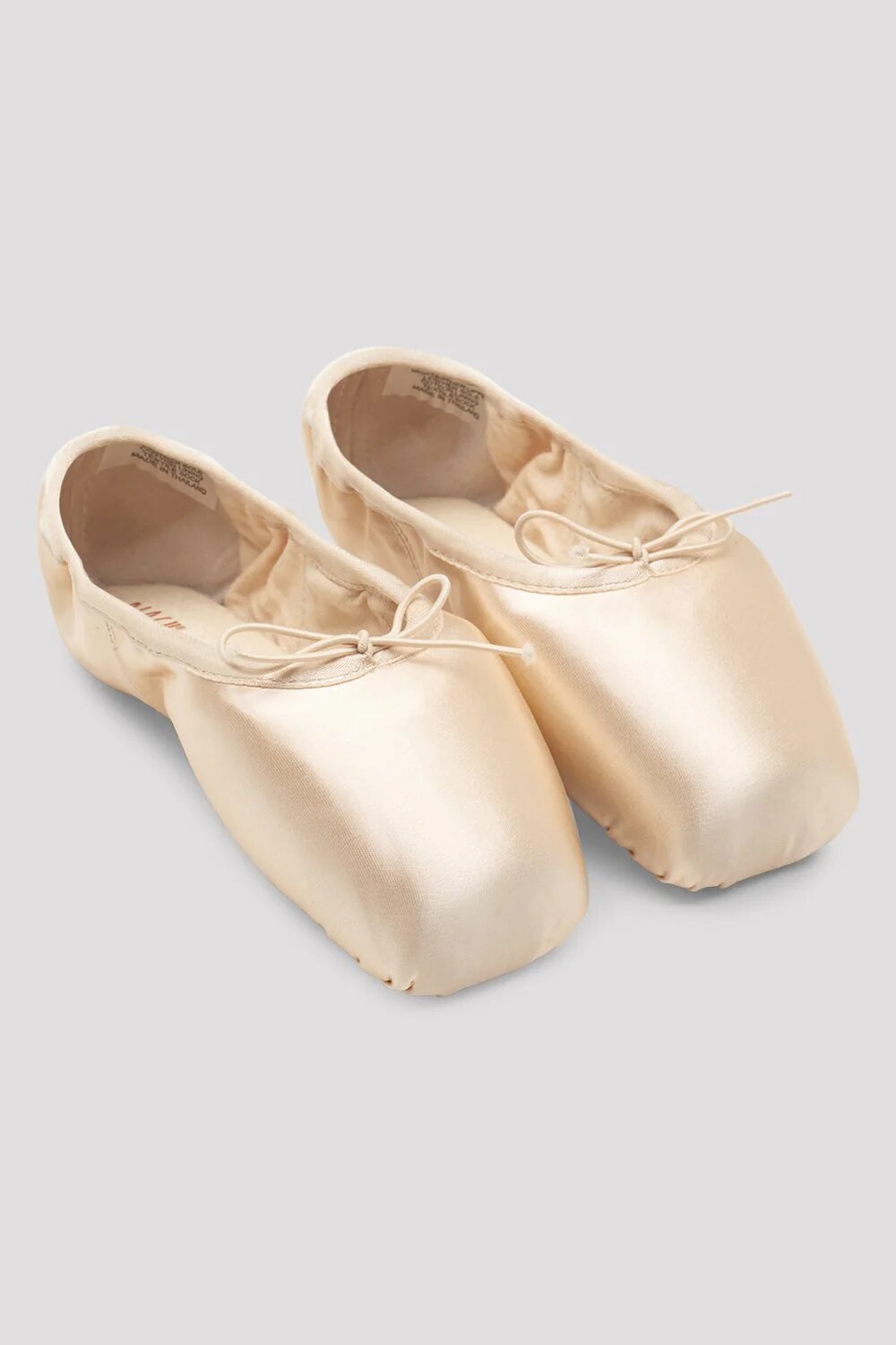 Paired shoes with platform view