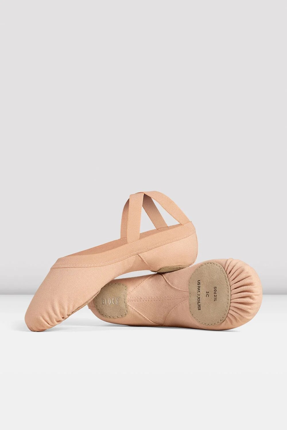Crossed elastic and arch area