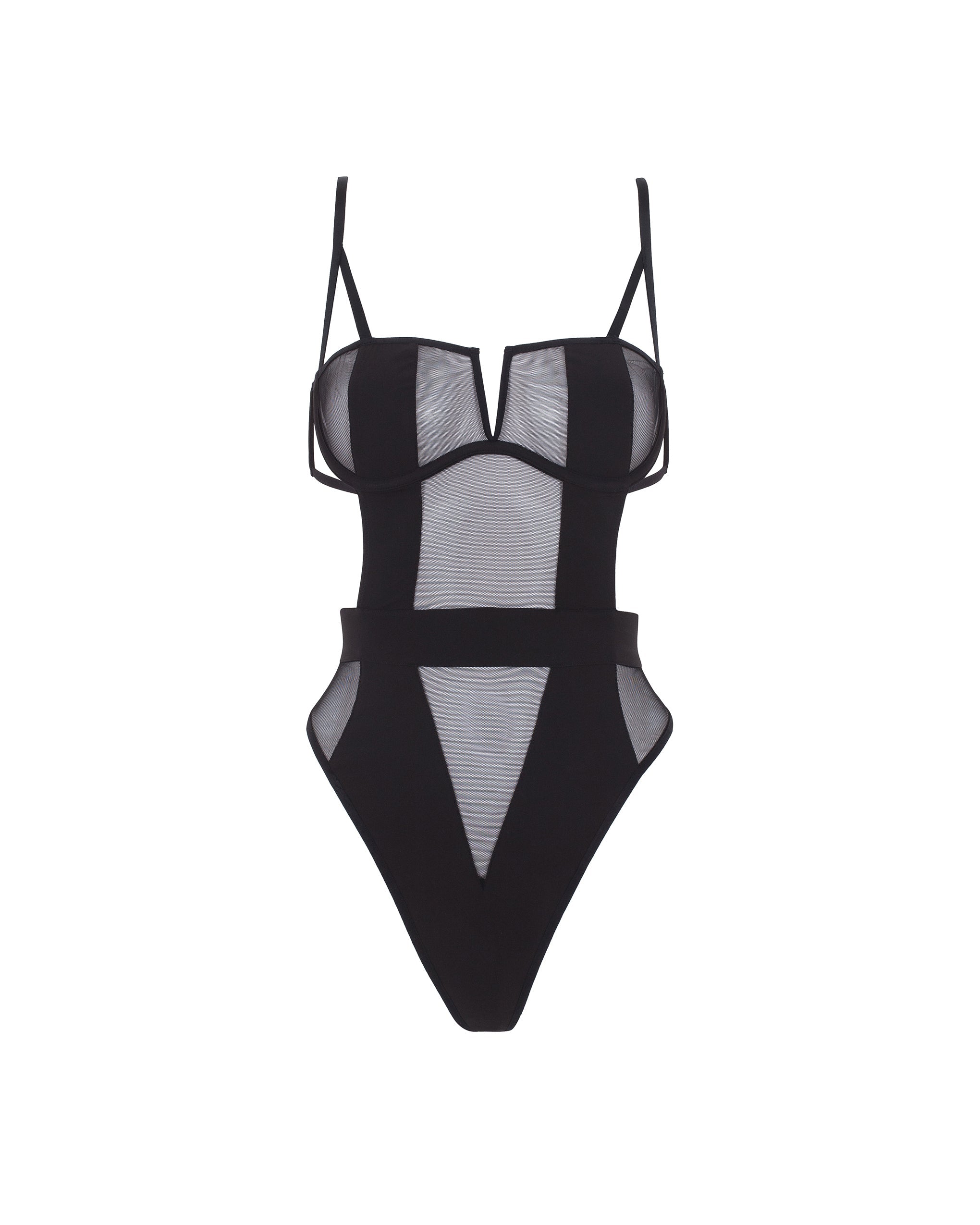 Close detail of the mesh and trim