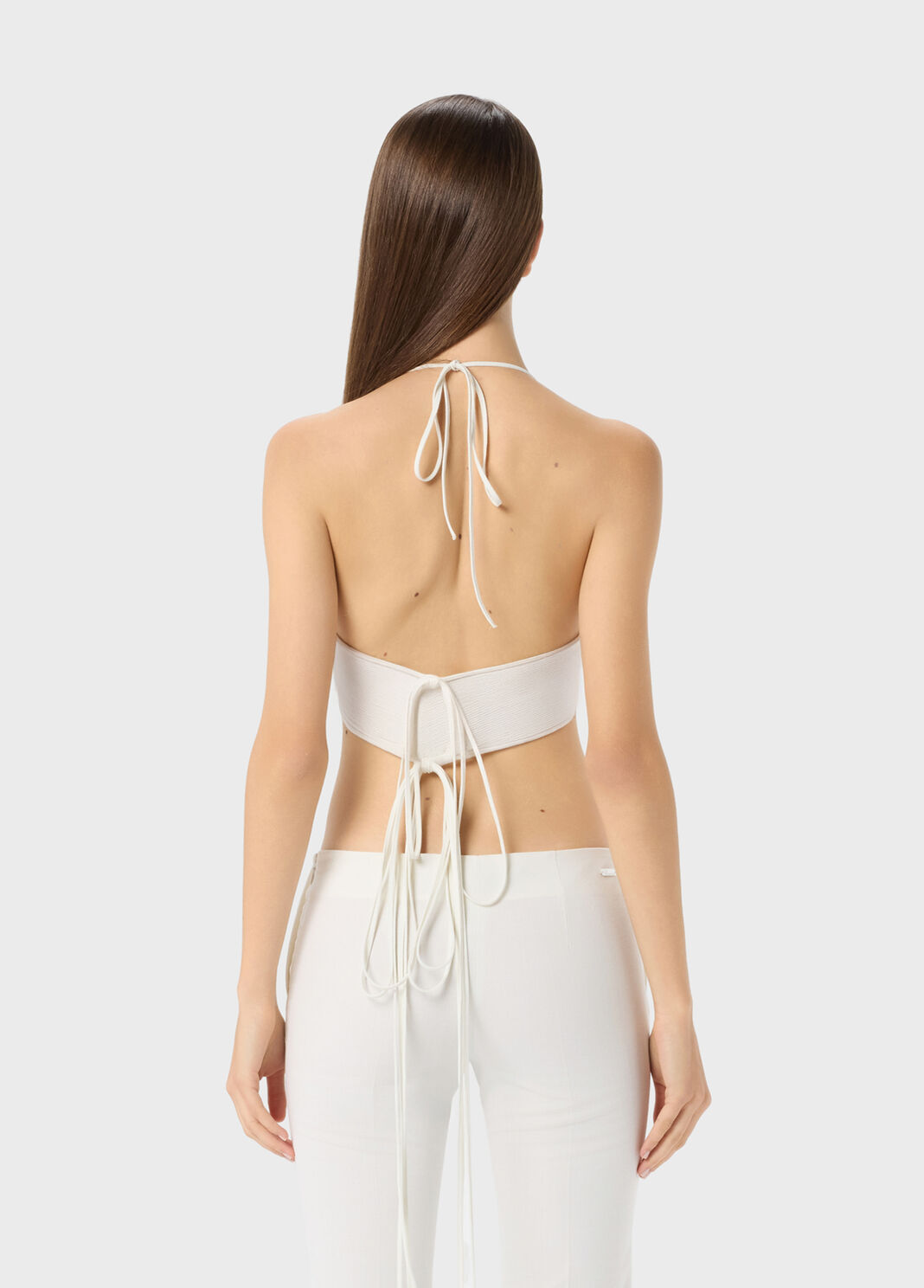 open back and tie closure