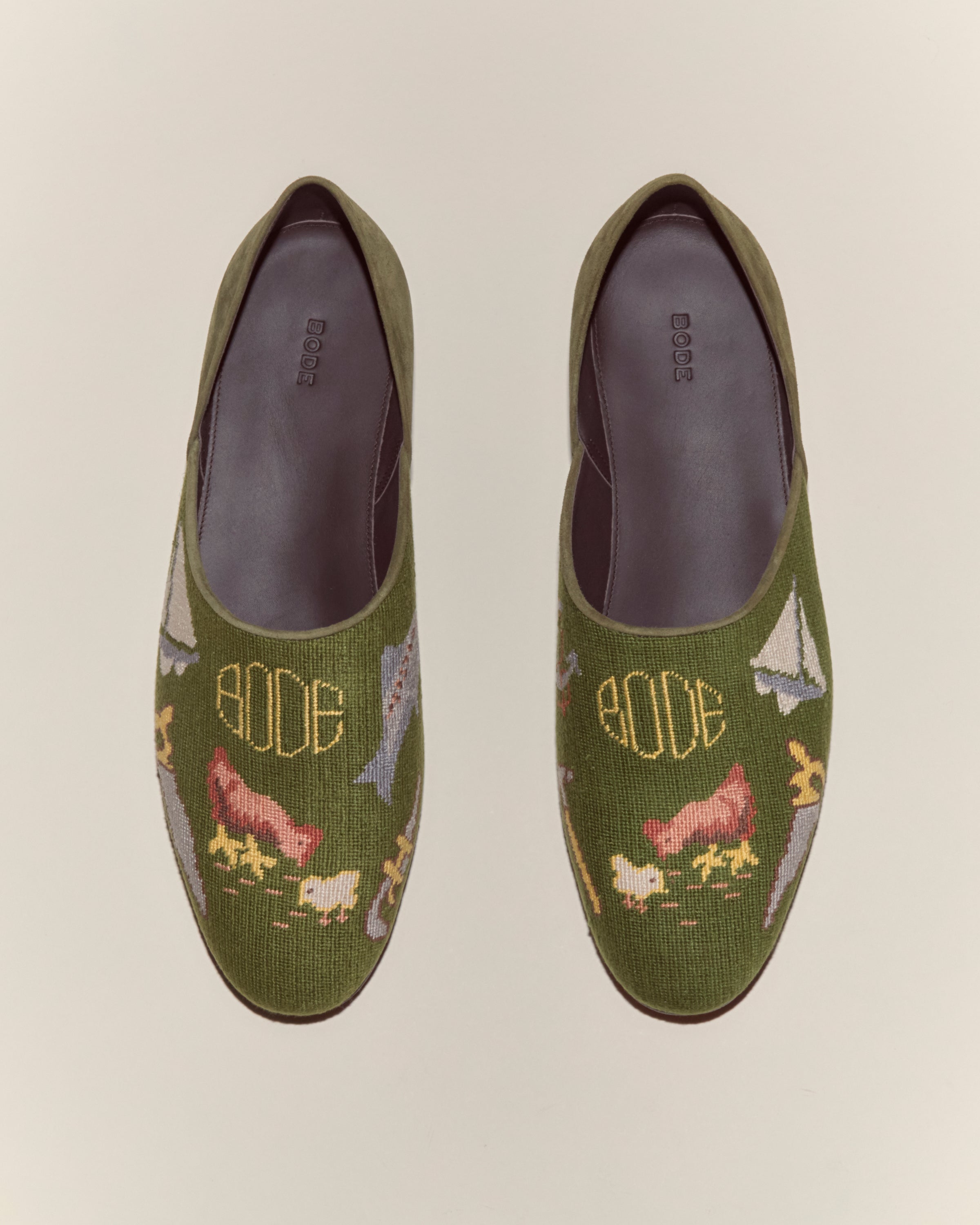 Sole and profile view