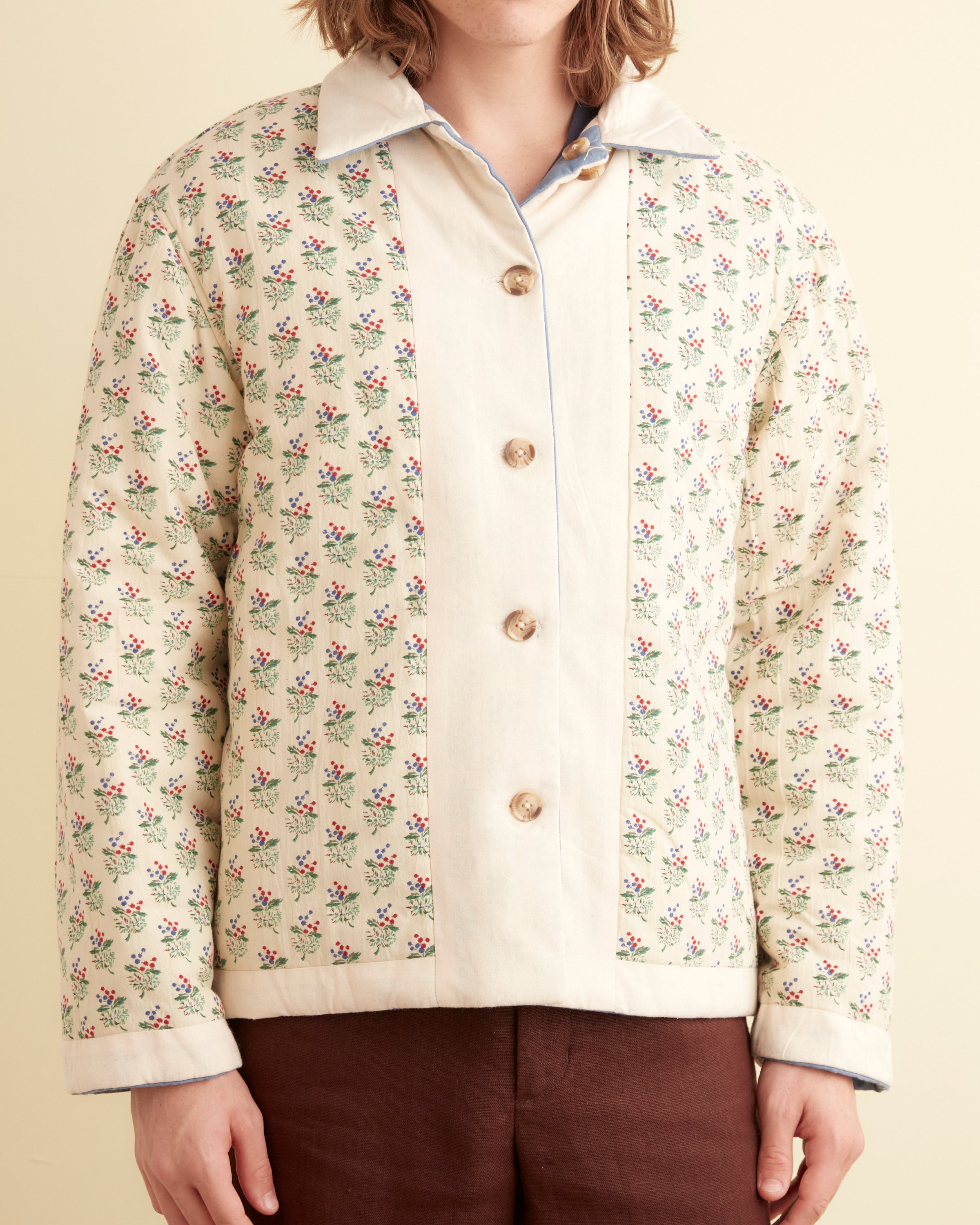 Back view of the late-19th-century-inspired quilt pattern