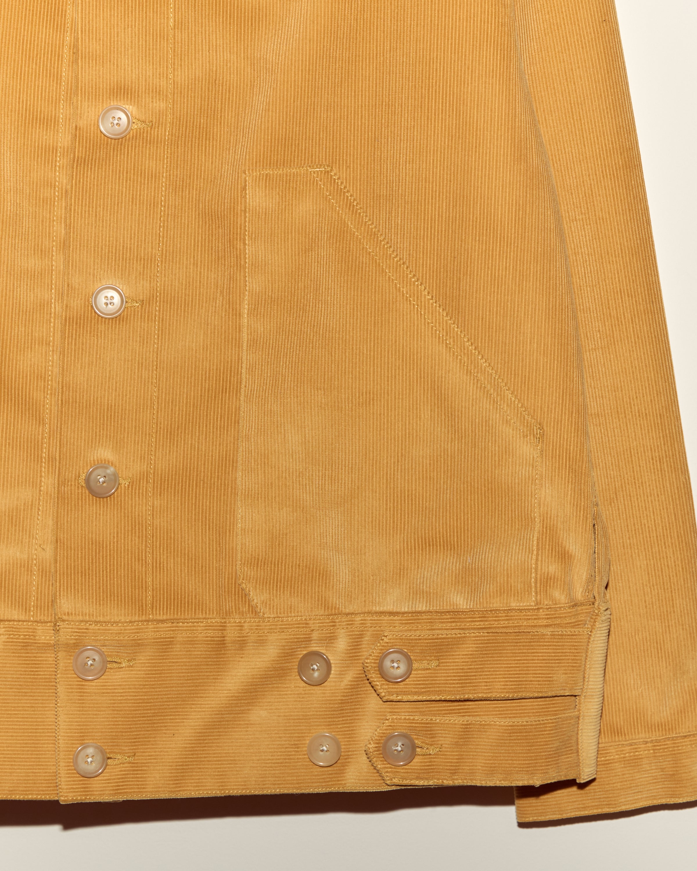 Hand-drawn full-color illustrations on British corduroy