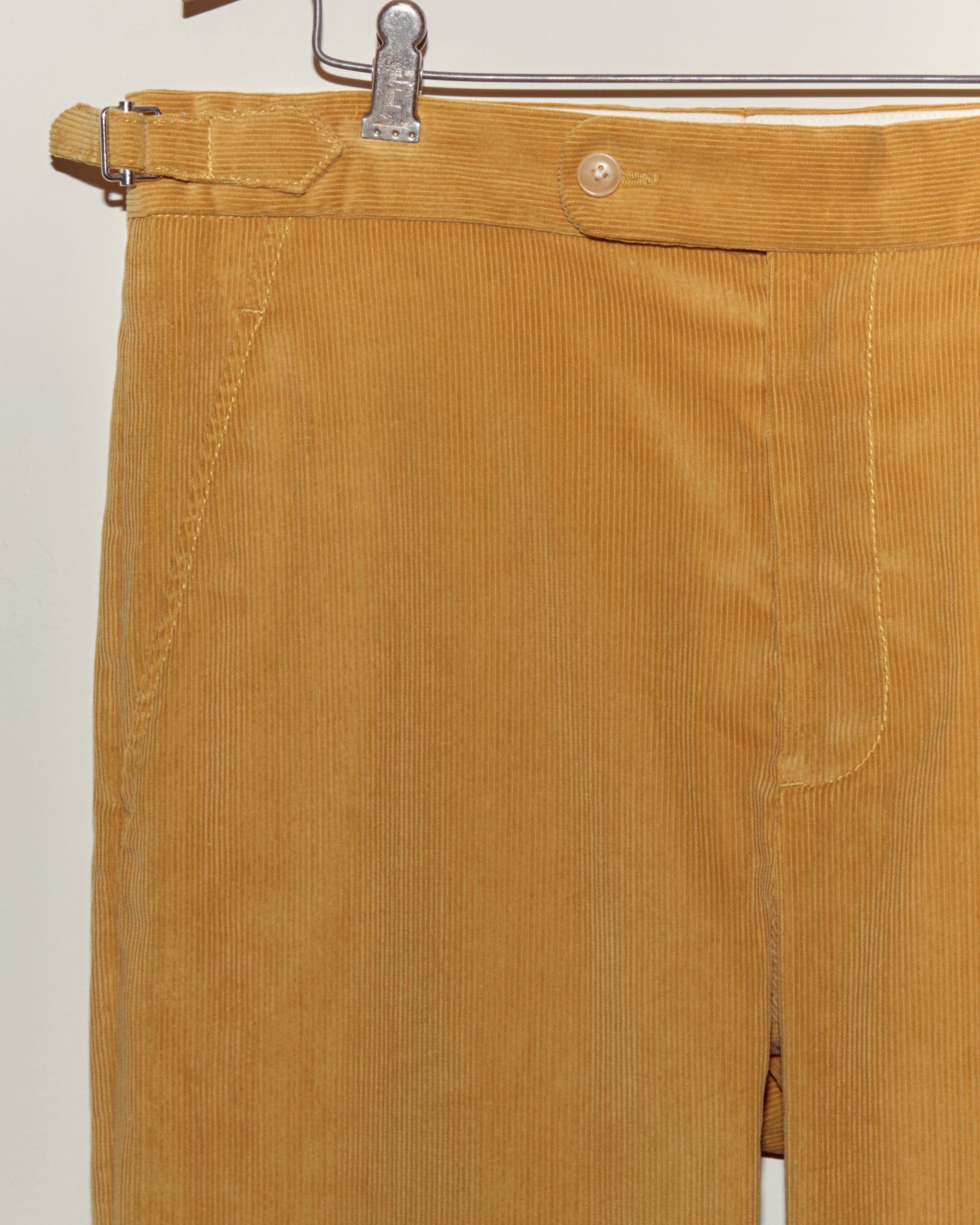 Full-color personal illustrations on corn corduroy