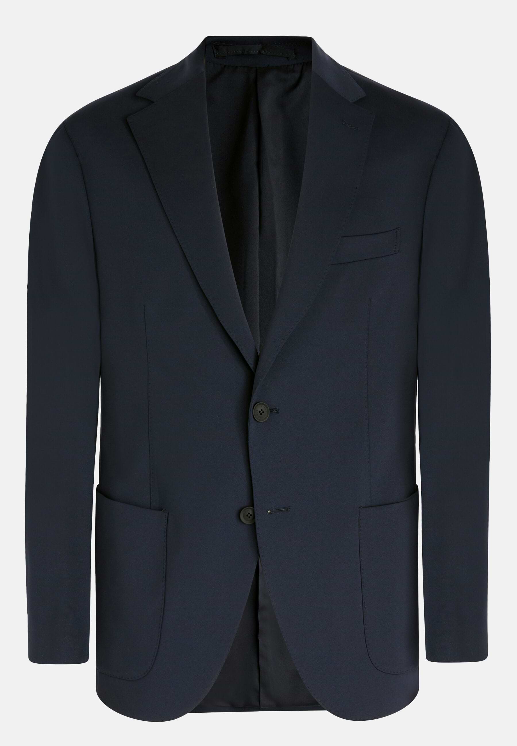 Navy stretch blazer, product view