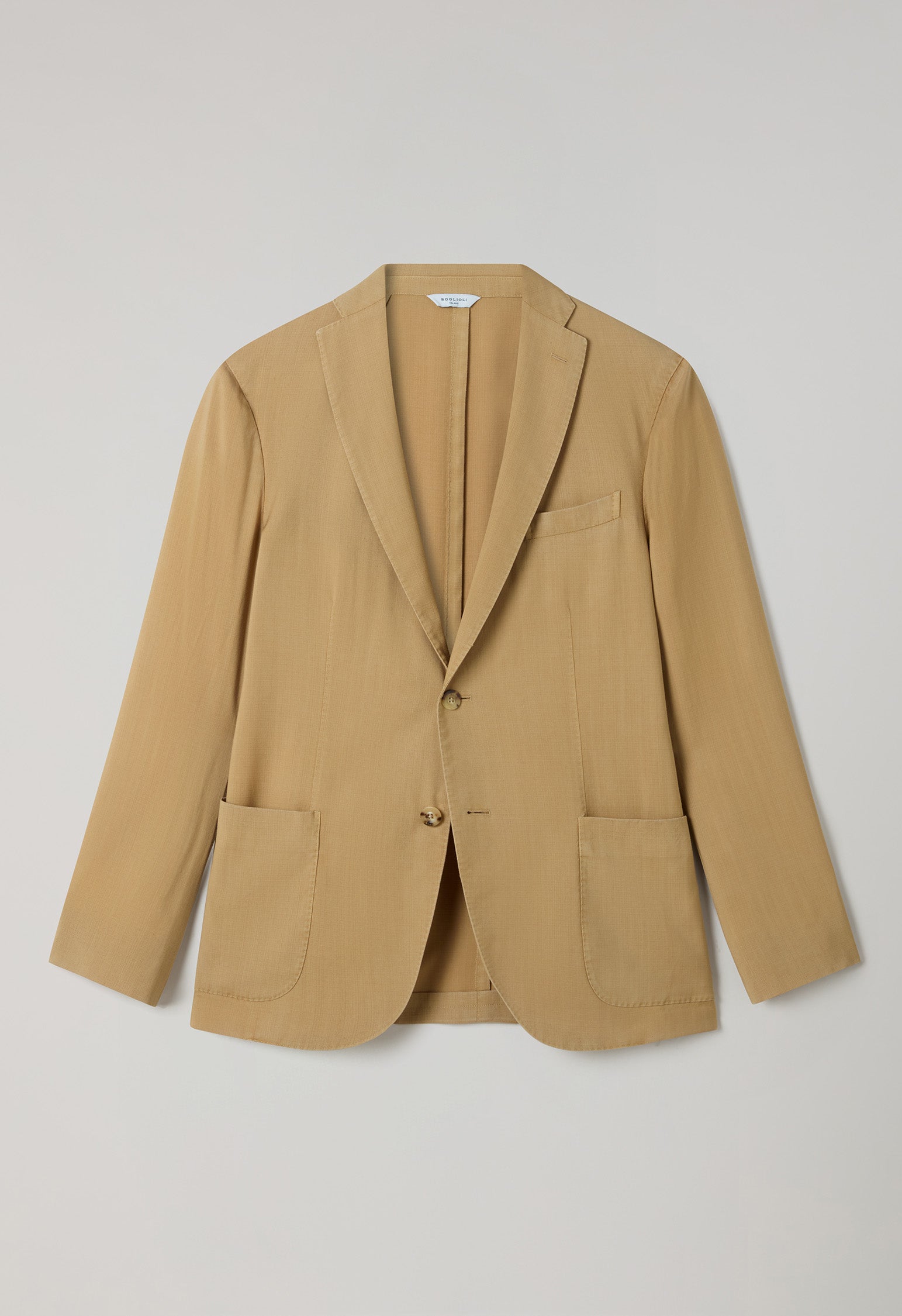 Beige High Performance Wool Cashmere K-Jacket, back view