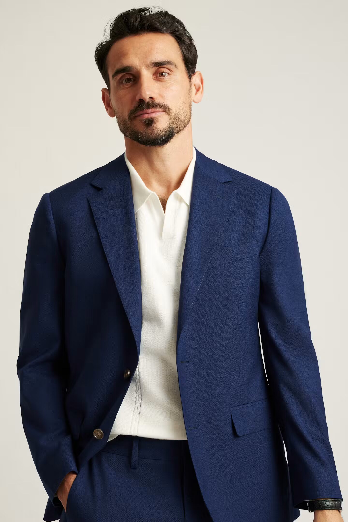 navy look