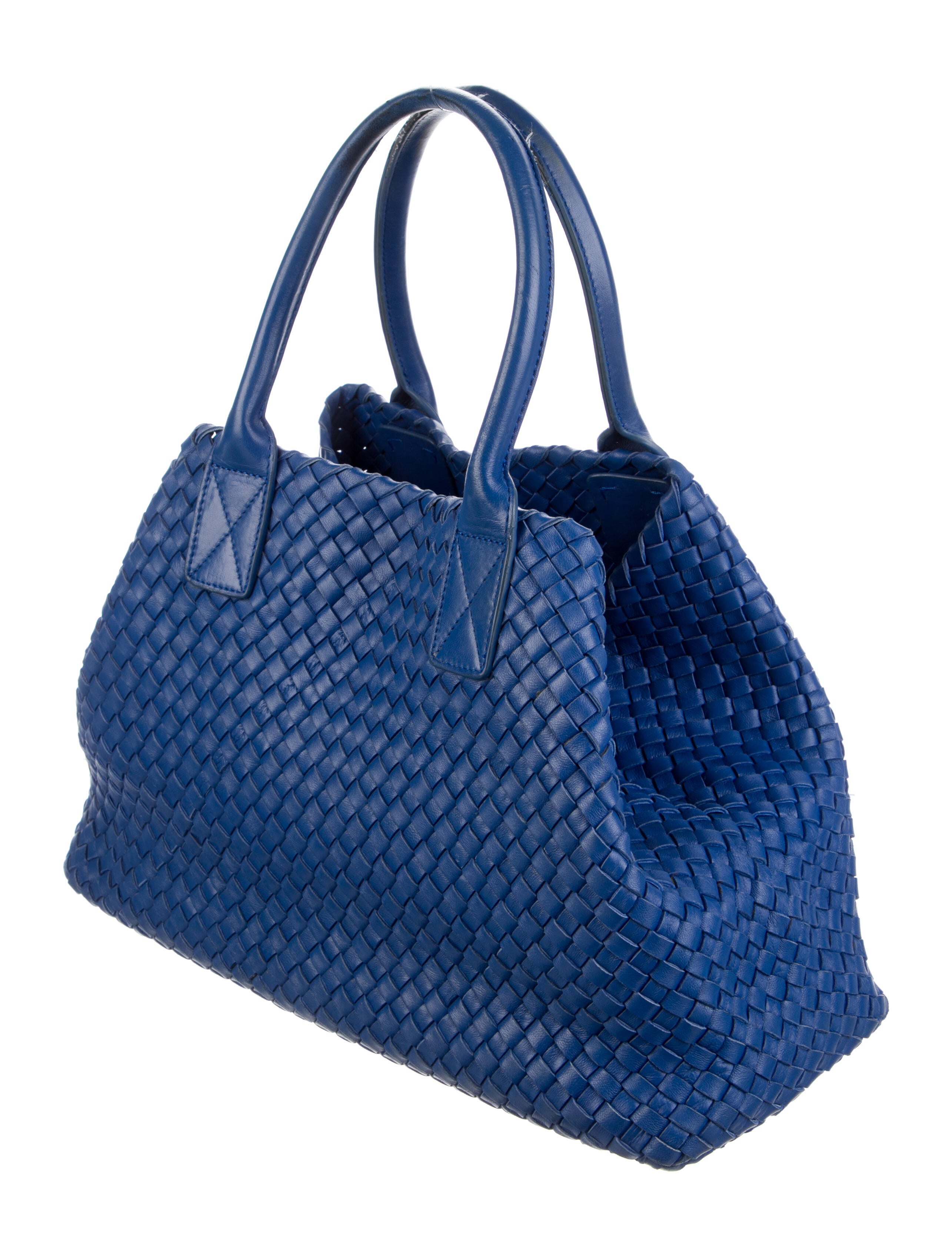 Cobalt blue, showing the open-top unstructured form
