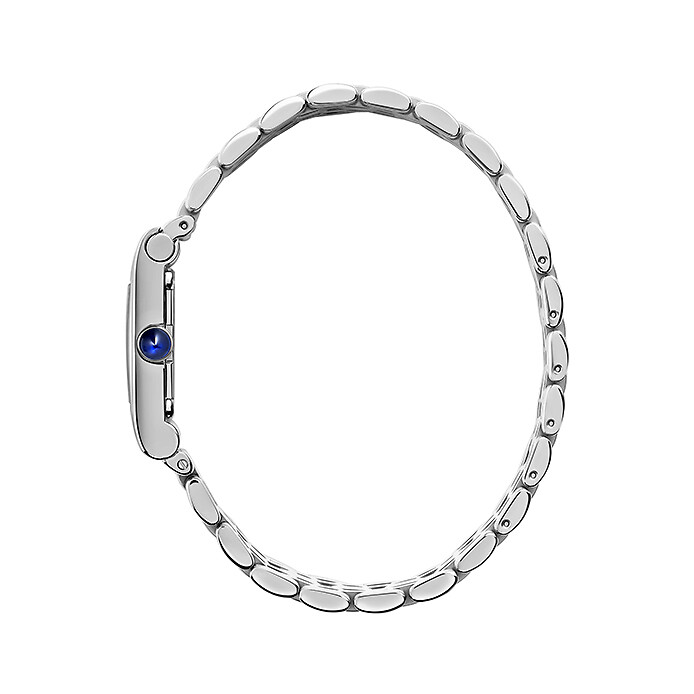 Side view with blue cabochon