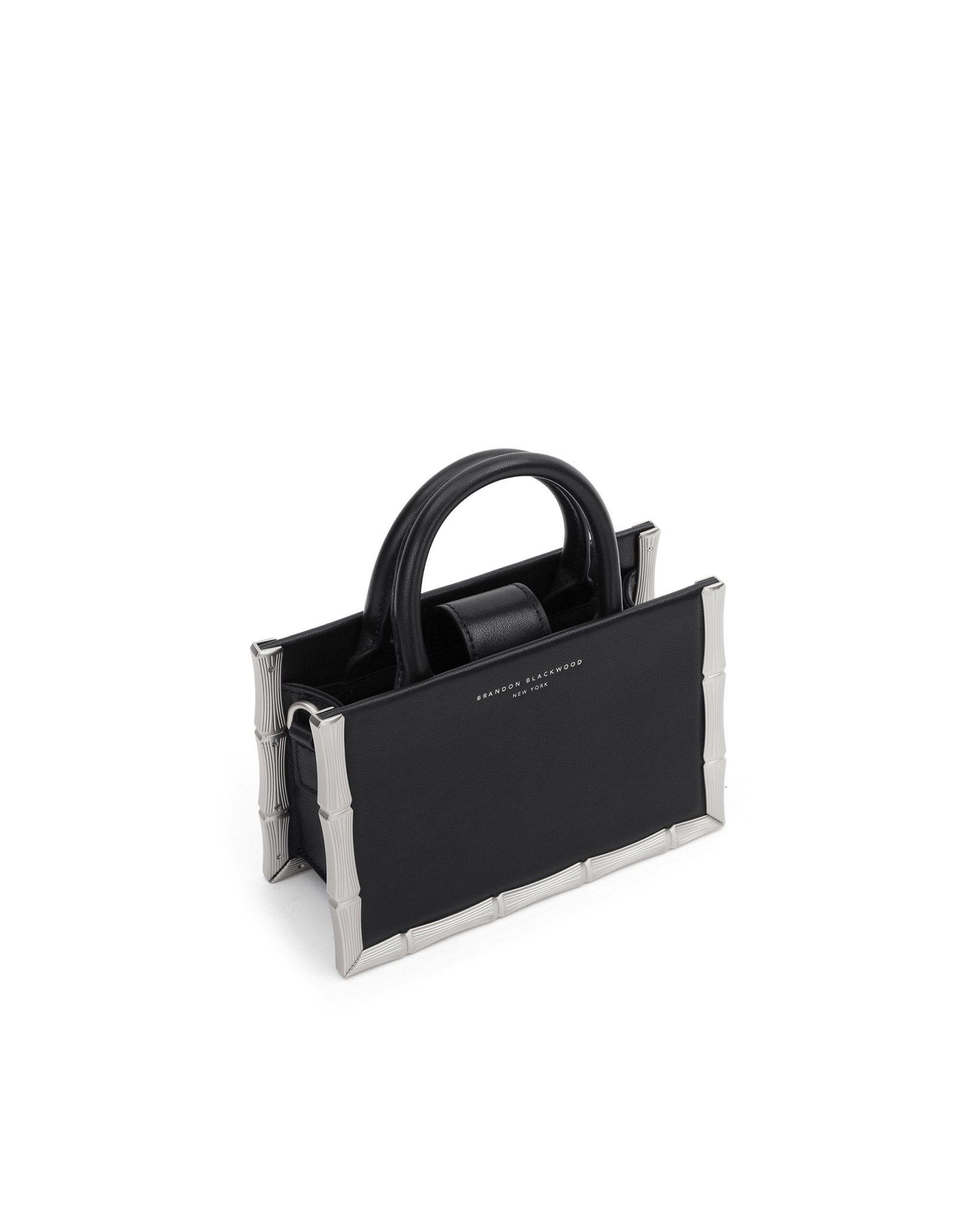 Bamboo B Tote® — hardware and surface detail