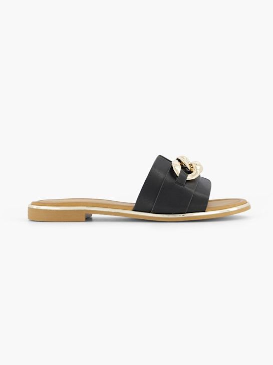 Graceland Lage Slipper Zwart