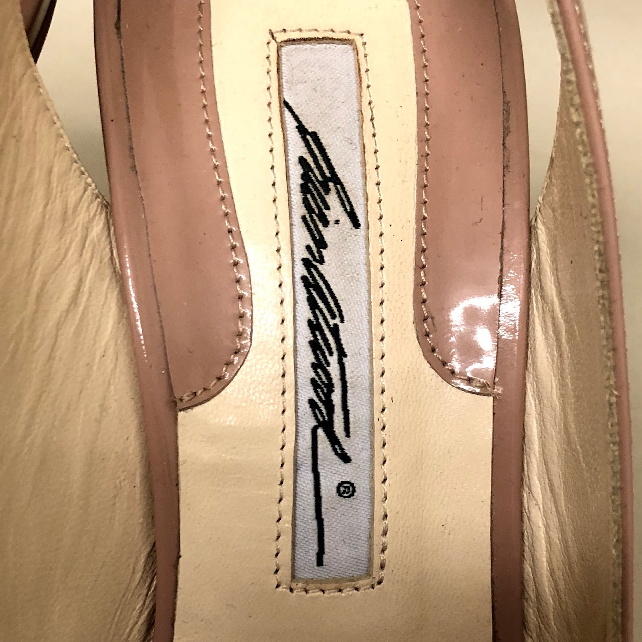 sole or label detail