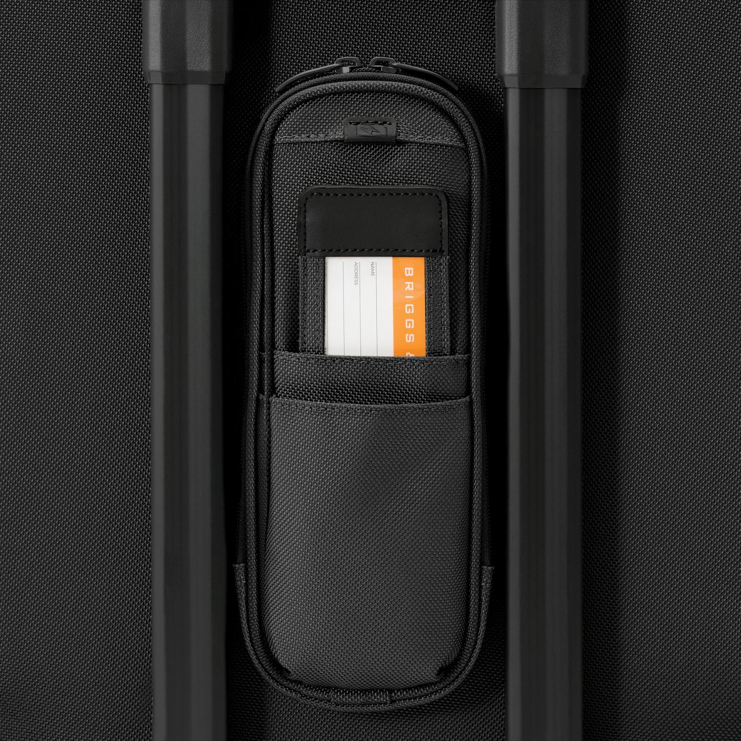 Baseline Compact 19" Carry-On Expandable Spinner, back/detail view