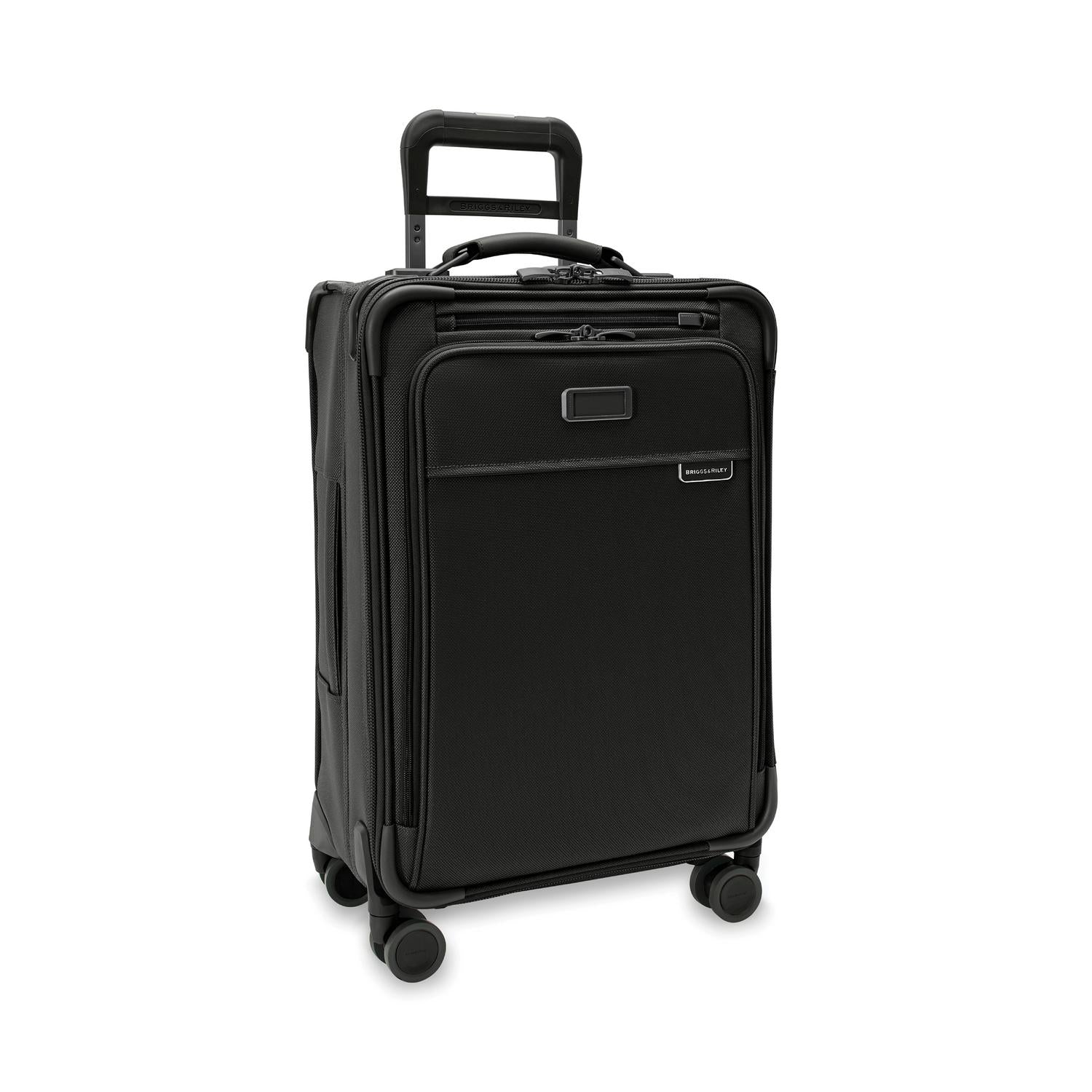 Baseline Essential 22" Carry-On Expandable Spinner, angled view