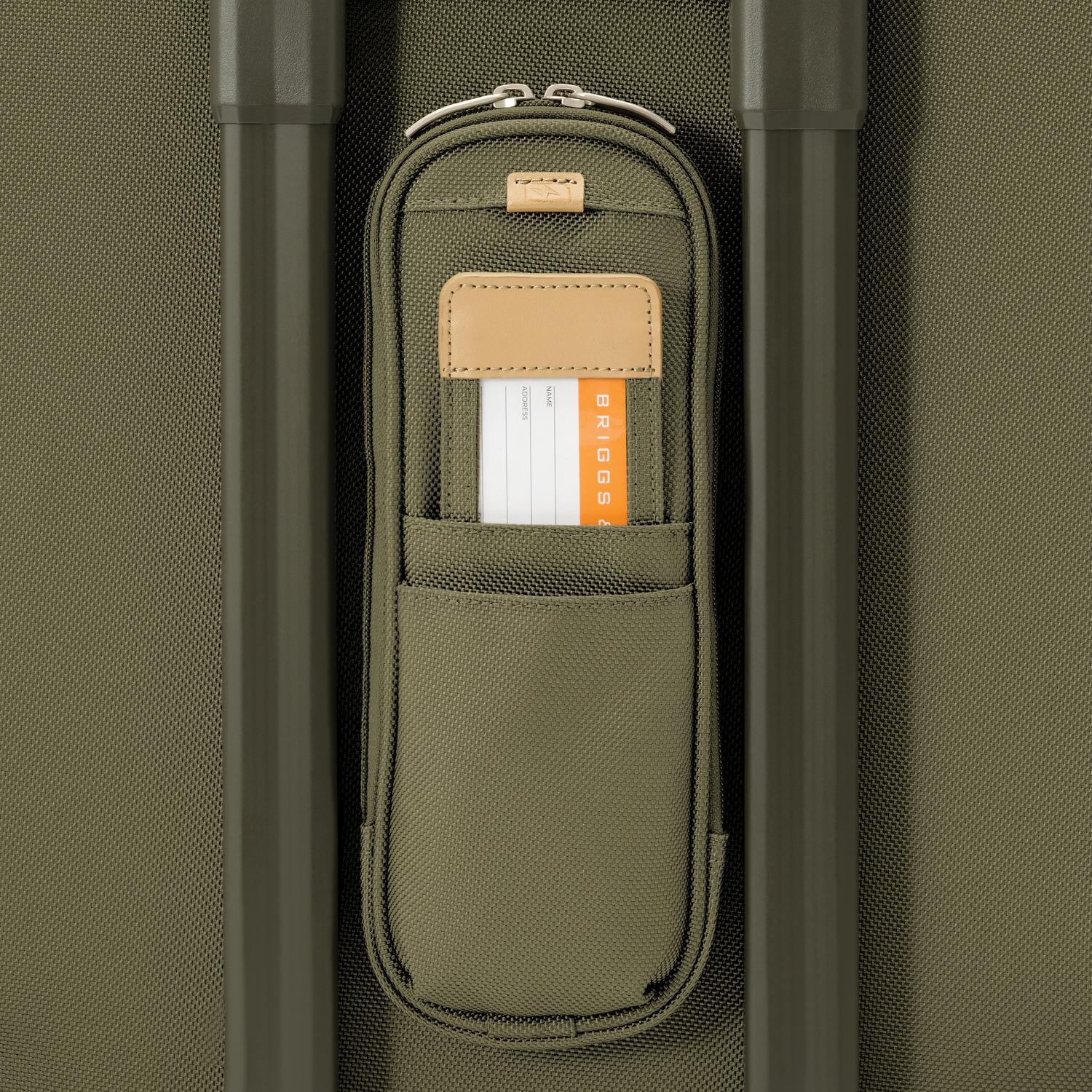 Baseline Global 21" Carry-On Expandable Spinner, back/detail view
