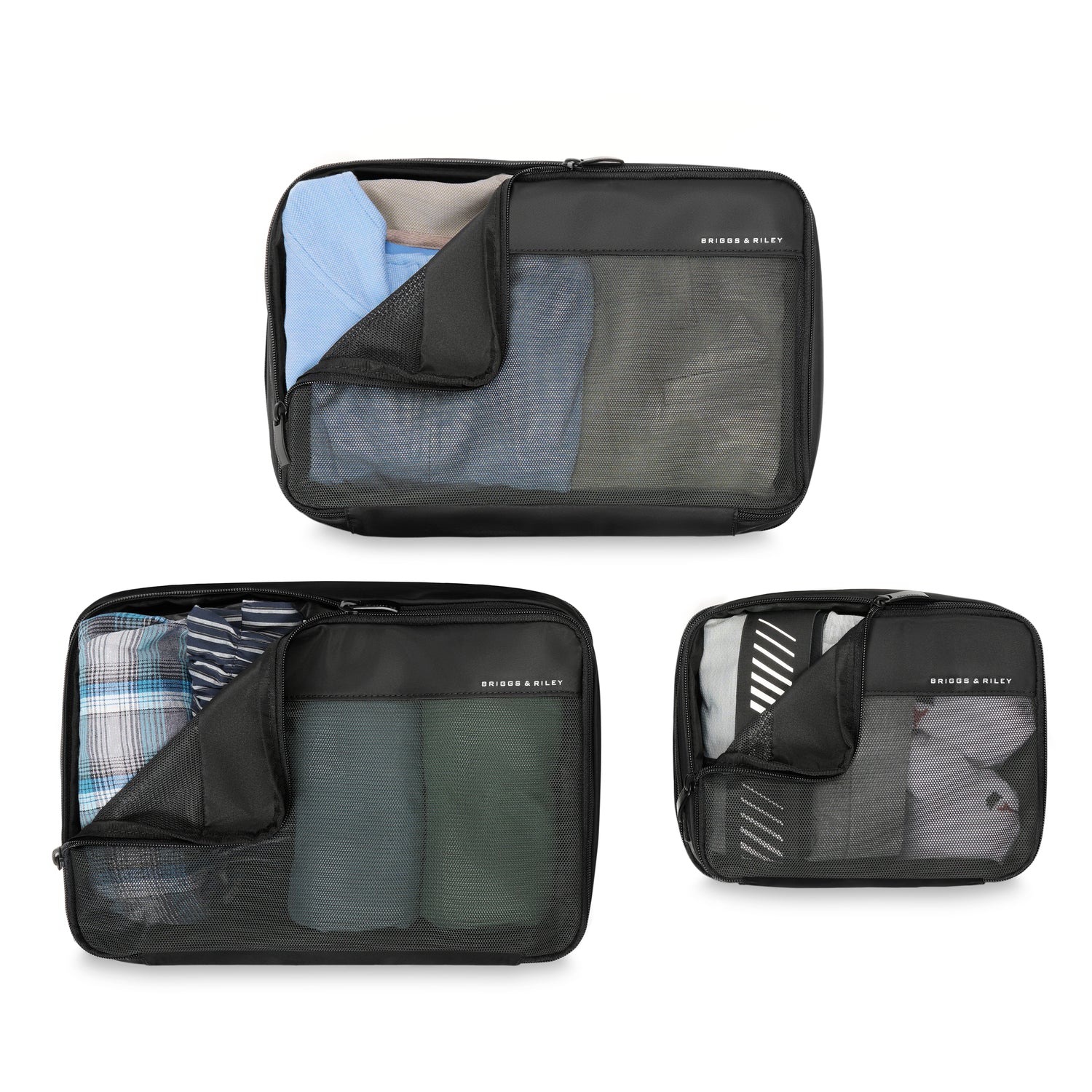 Carry-On Compression Packing Cube Set, back/detail view