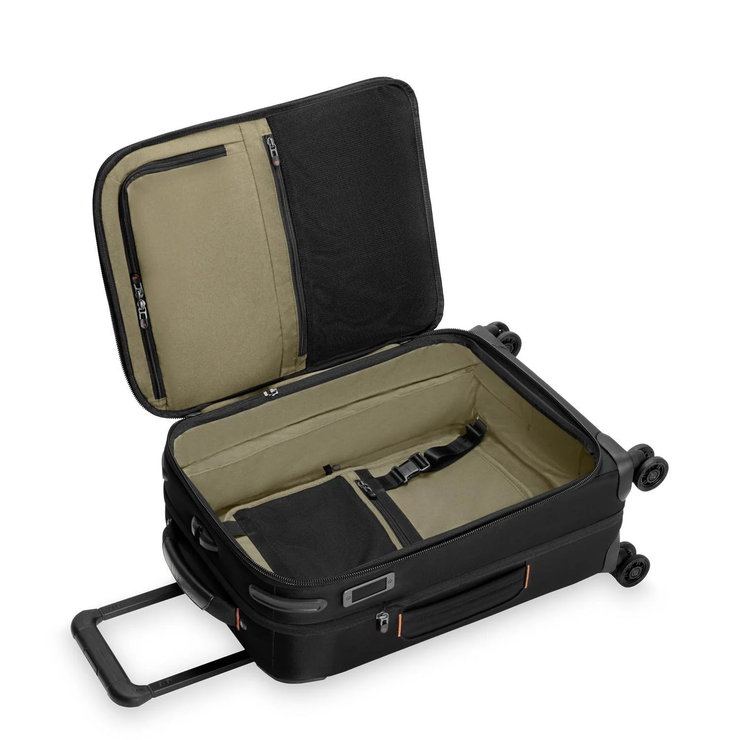 ZDX Essential 22" Carry-On Expandable Spinner, interior view