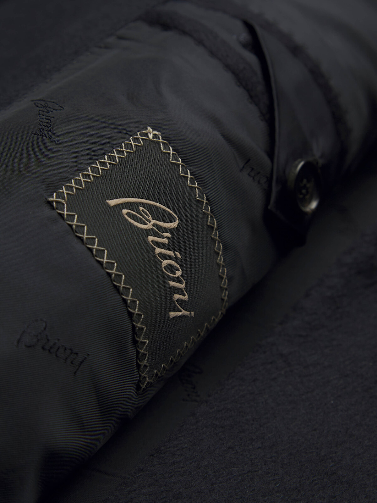 Brioni label close-up