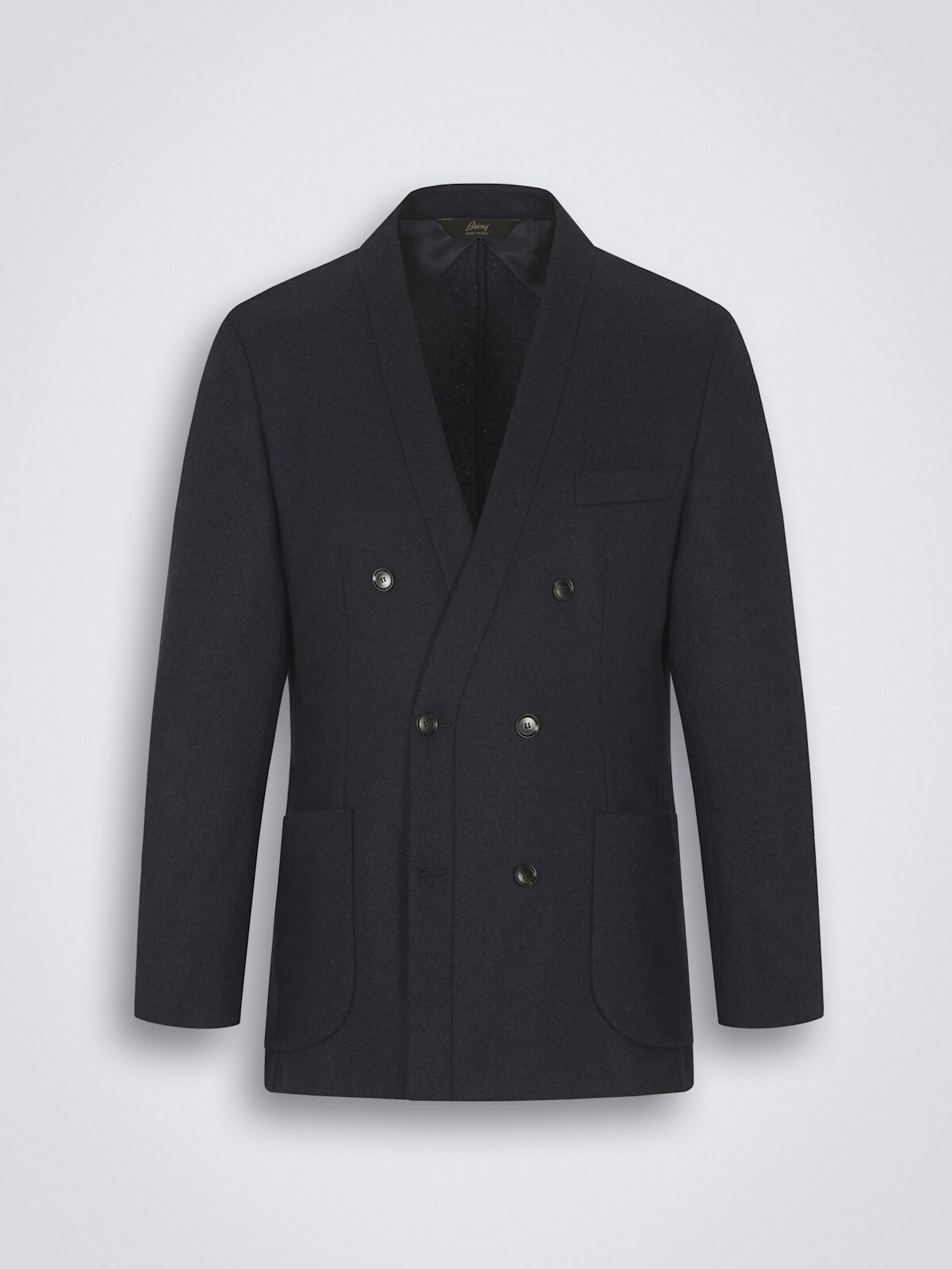 Midnight blue cashmere jersey