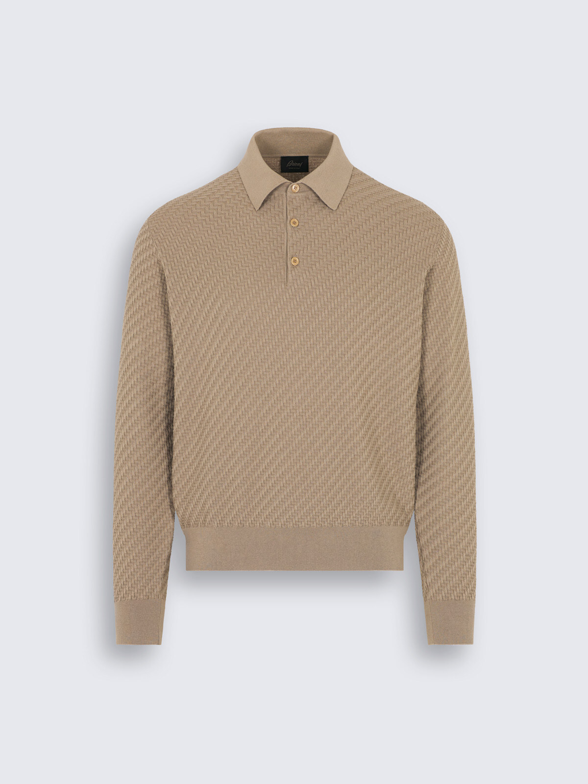 Beige long-sleeved Trama