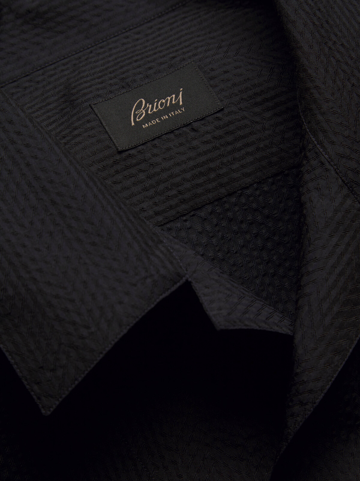 Interior label close-up