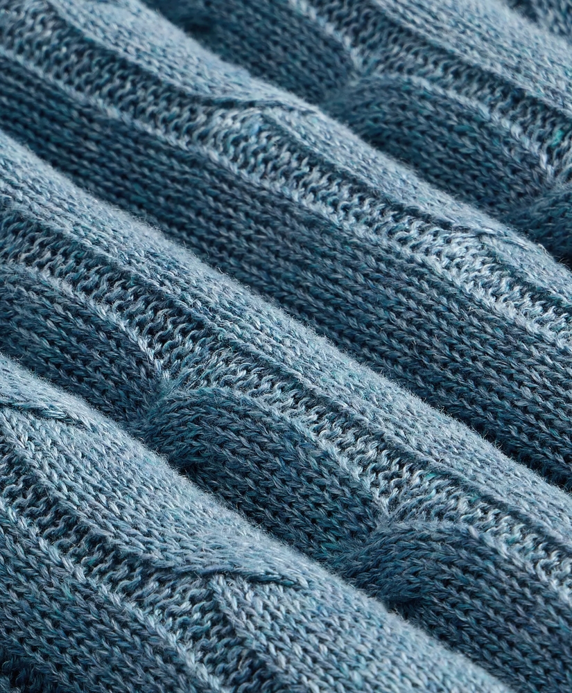 Cable-knit closeup