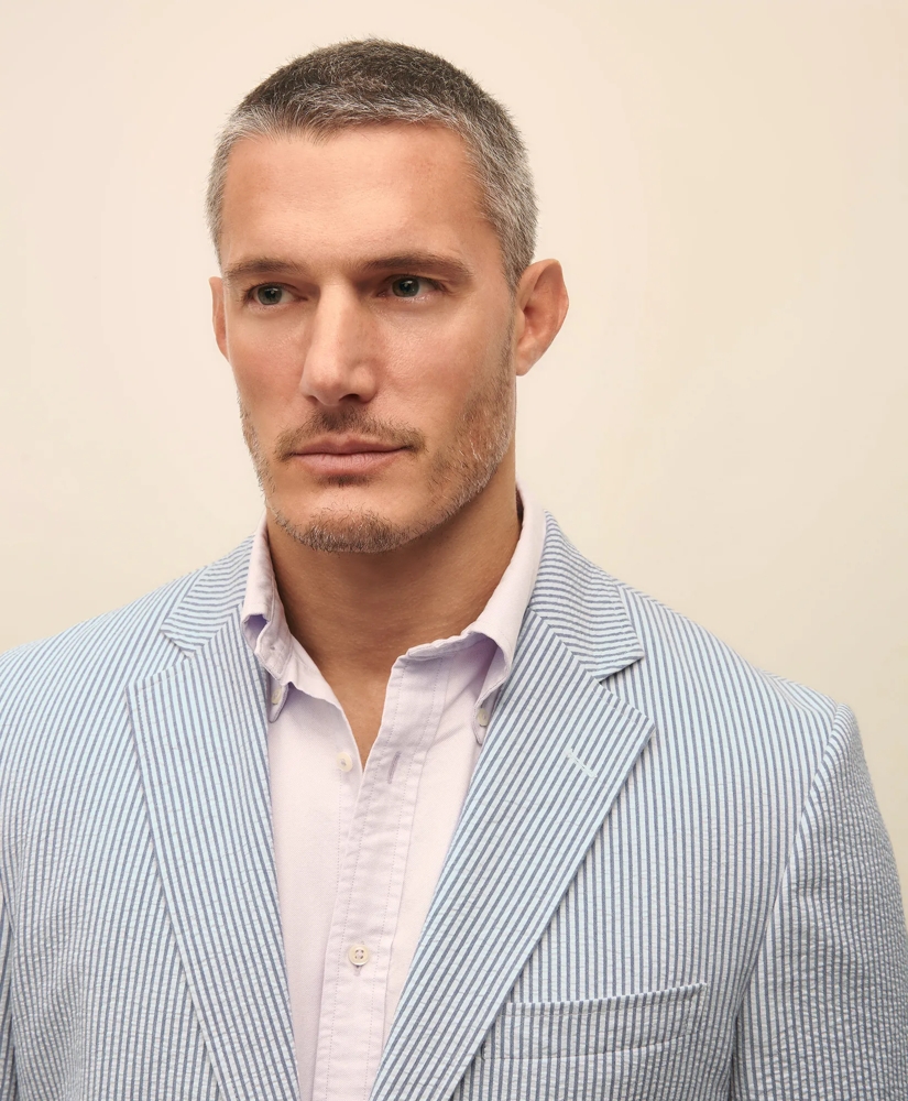 Lapel and chest detail