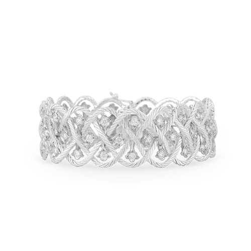 Étoilée White Gold Bracelet With Diamonds