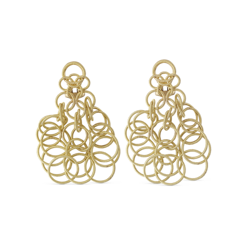 Hawaii Yellow Gold Earrings