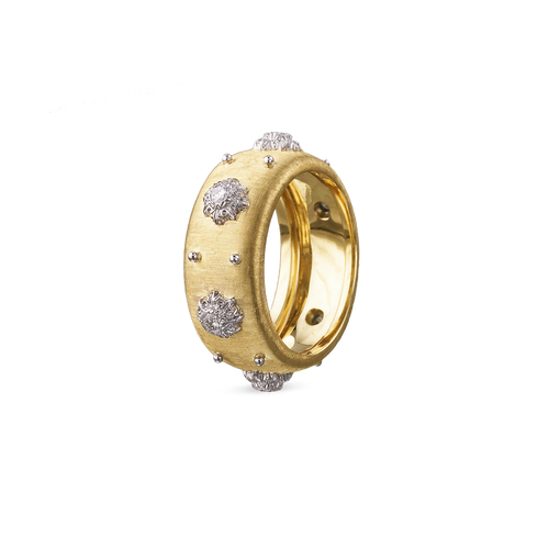 Macri Yellow And White Gold Eternelle Ring