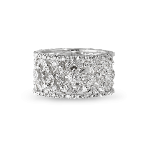 Opera Full Pavé White Gold Eternelle Ring