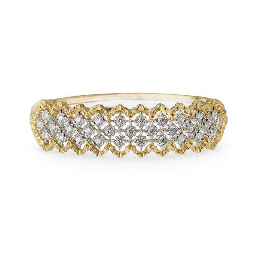 Rombi Yellow And White Gold Bracelet