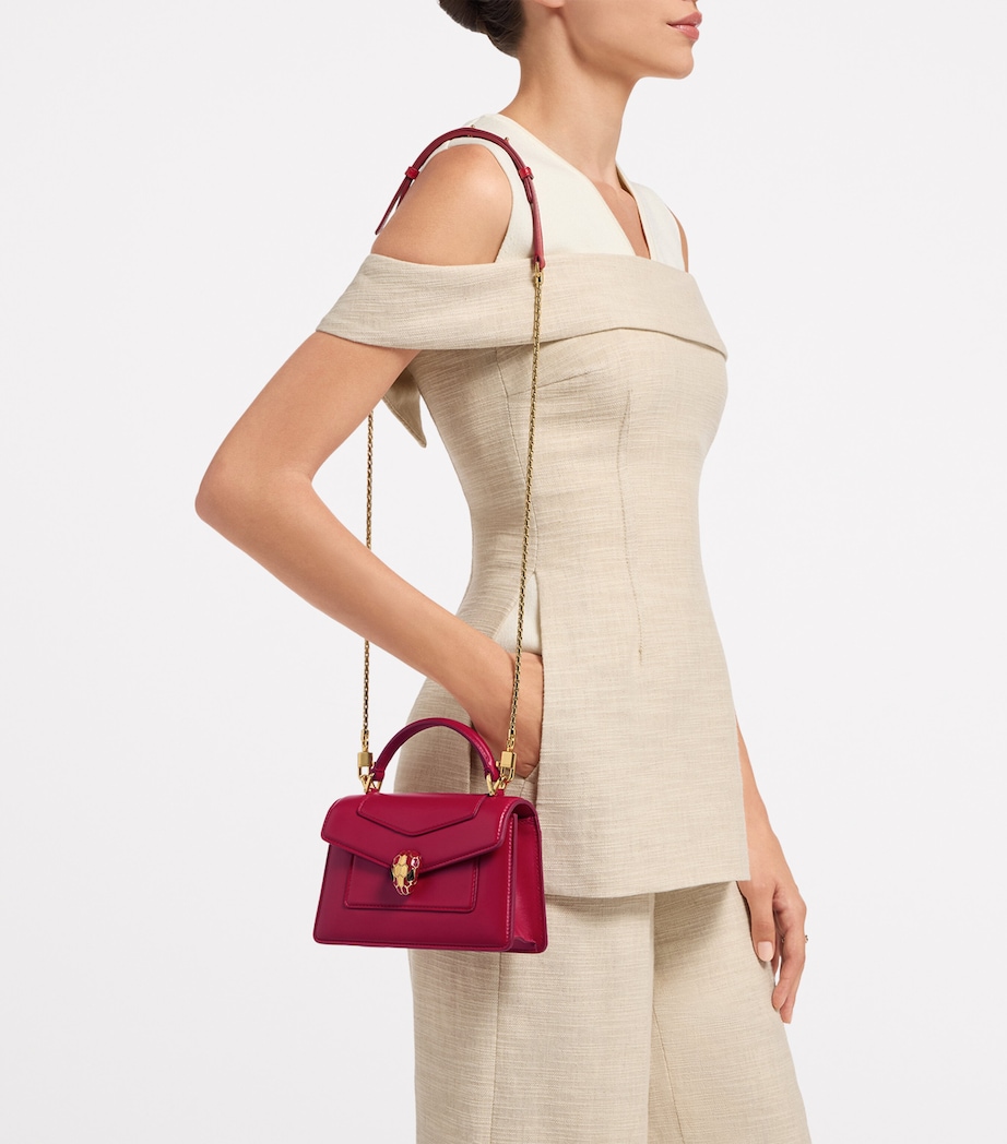 burgundy shoulder carry