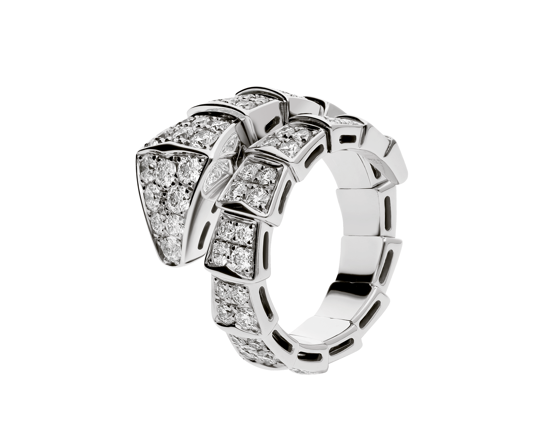 white-gold pavé profile