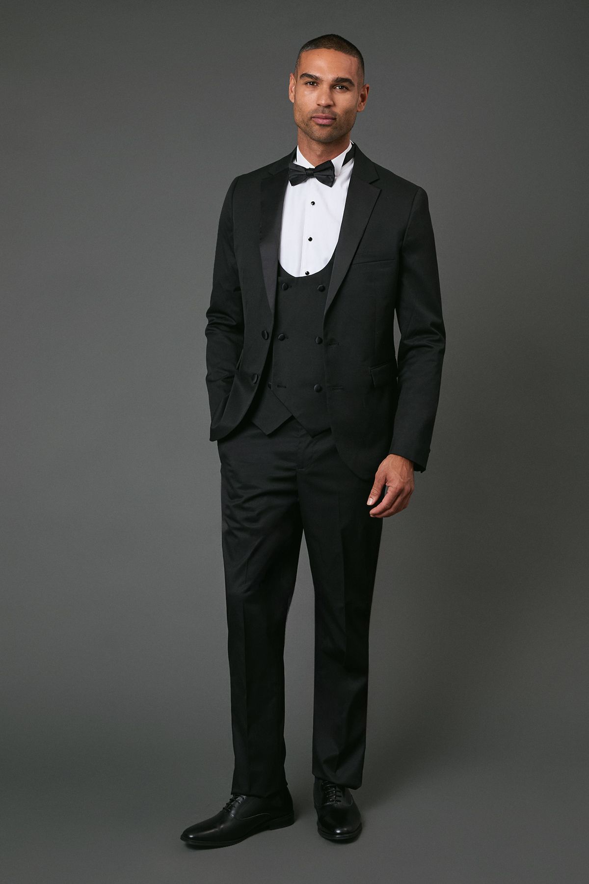 full tuxedo look